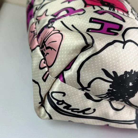 Coach Poppy Floral Tote L1071-16306 - Picture 7 of 11